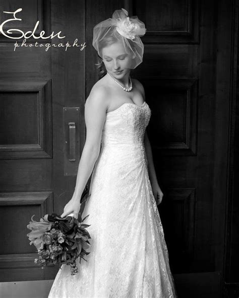 Still In Love With My Veil Edenphotography One Shoulder Wedding Dress Wedding Dresses
