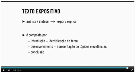 Texto expositivo Aprender Português