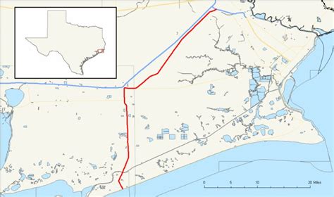 Texas State Highway 124 Wikipedia Winnie Texas Map Free Printable