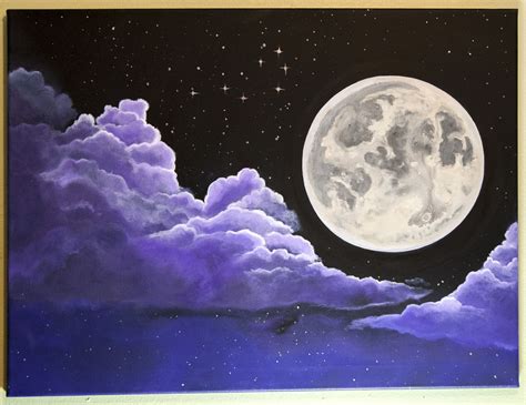 Who Painted The Moon Black Original Artist View Painting