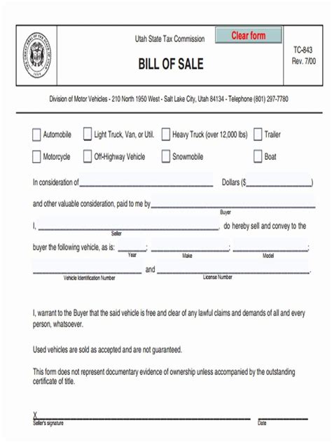 Form For Bill Of Sale Beautiful 4 Truck Bill Of Sale Form Sample Free