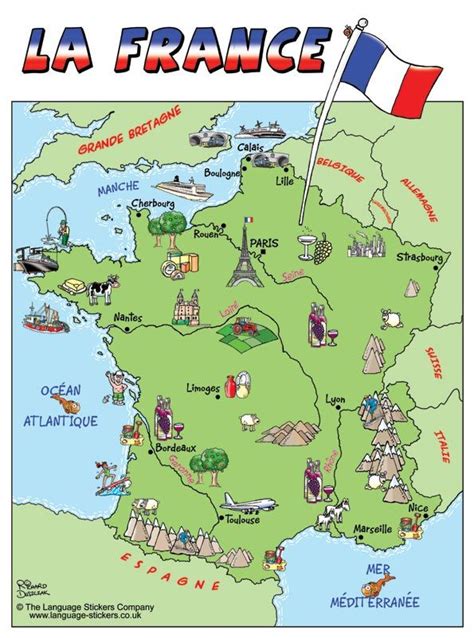Map Of France France Geography France Map French Lessons