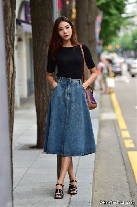 25 Ways To Wear Denim Skirts 2019 2020 B2B Fashion Moda Con Faldas