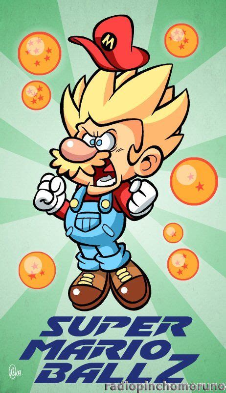 Mario Super Saiyan Con Imágenes Portadas Para Libretas