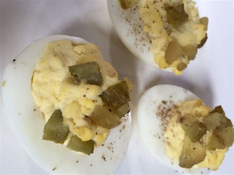 Recipe Info Deviled Eggs With Horseradish And Sweet Pickle
