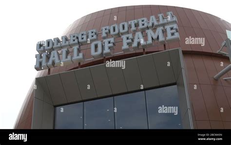 College Football Hall Of Fame In Atlanta Atlanta Usa April 18