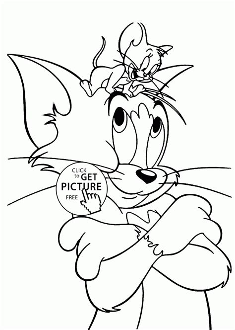 Free Printable Tom And Jerry Coloring Pages For Kids Coloring Home