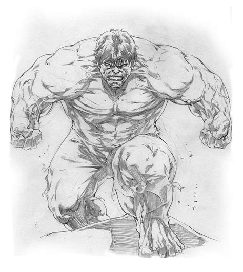 Hulk Sketch Drawing By Caananwhite On Deviantart