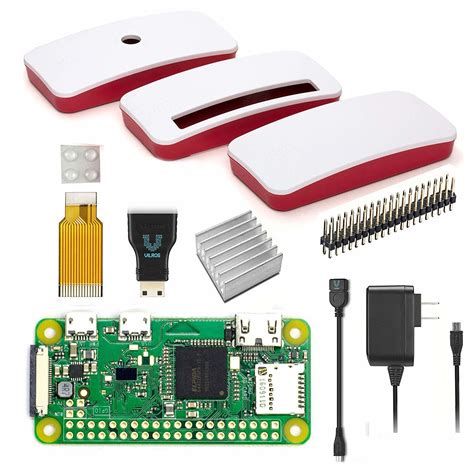 Raspberry Pi Zero W Basic Starter Kit With Official Case Power Supply