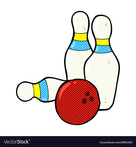 10 Pin Bowling Cartoon