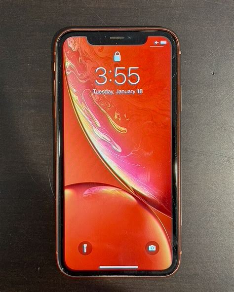 Apple Iphone Xr 64gb Coral Orange Color Unlocked Very Good