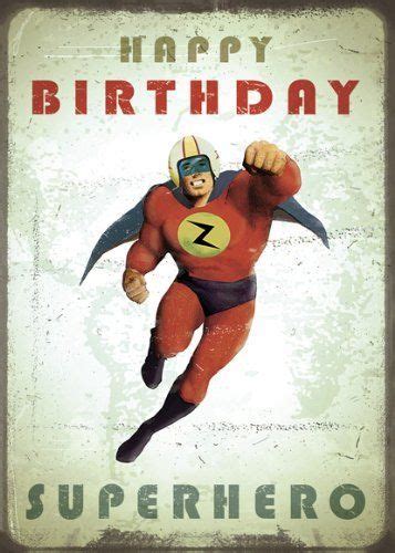 Happy Birthday Superhero Greeting Card By Max Hernn And Stephen Mackey