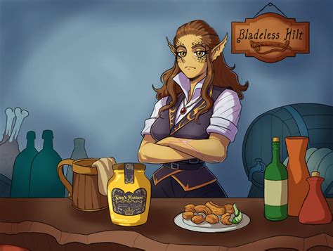 Ratopombo On Twitter Commission The Owner Of The Bladeless Hilt Tavern