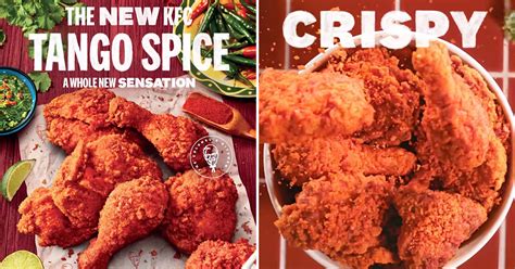 kfc s pore launches new tango spice fried chicken has fiery and tangy flavours in one bite