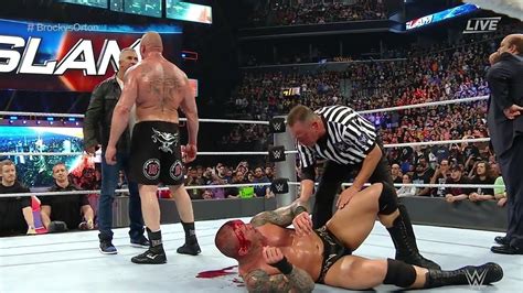 Brock Lesnar Vs Randy Orton Summerslam 2016 Full Match Youtube
