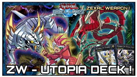 Zw Utopia Deck New Skill Zexal Weapon Yu Gi Oh Duel Links