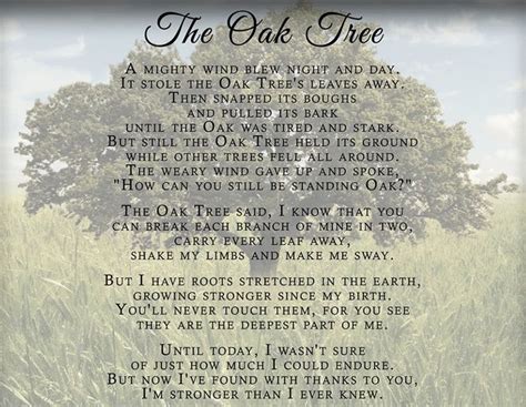Pin By Shawn Baines On Ode To Poetry Tree Poem Tree Quotes Oak Tree