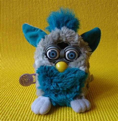 1998 Furby Green Bean Vhtf Tiger Electronicsg 8 Extremely Hard To Find