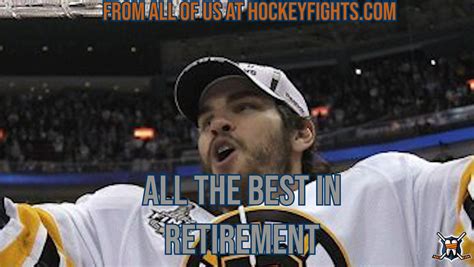 Congrats On Retirement Adam Mcquaid Hockeyfights