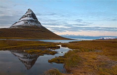 Kirkjufell Mountain In Western Arm Of Iceland Landscape Architecture