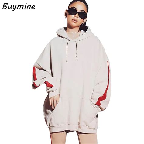 Fleece Autumn Winter Warm Sweatshirt Red Stripes Pullovers Hoodies