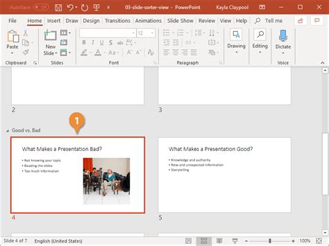 Slide Sorter View In Powerpoint Customguide