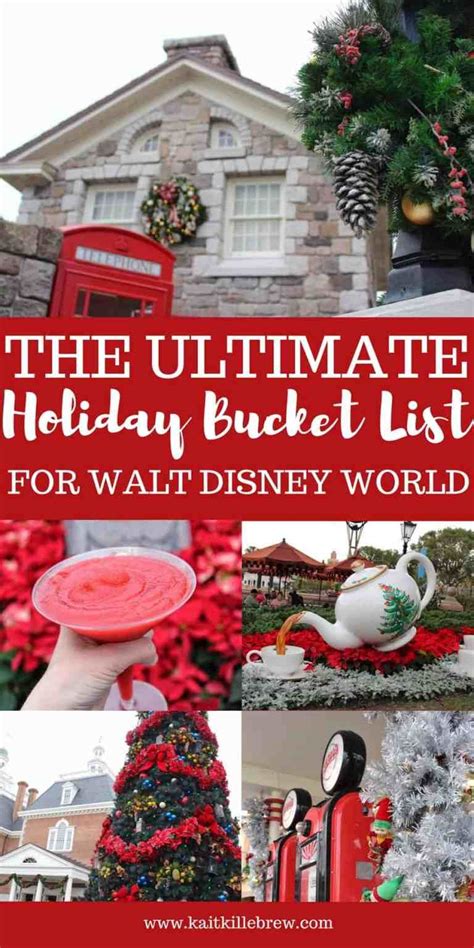 The Ultimate Walt Disney World Holiday Bucket List Kait Around The