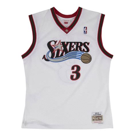 Maillot Nba Allen Iverson Philadelphia Sixers 00 Mitchell And Ness