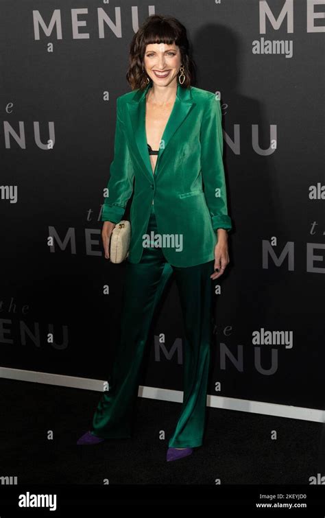 Christina Brucato Attends Premiere Of The Menu Movie At AMC Lincoln