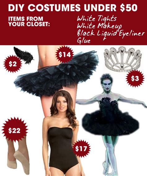 Put it in a plastic sleeve and once the hot glue gun is ready, start to trace it with the glue. DIY Halloween Costumes Under $50 — Natalie Portman's Black Swan - Obsessed Magazine