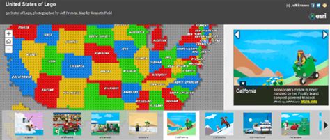 Maps Mania: The United States of Lego
