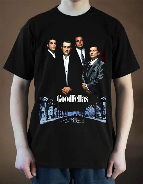 Goodfellas Movie Poster Ver 1 Robert De Niro T Shirt Black S 5xl