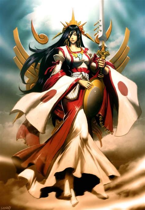 Sun Goddess Amaterasu Japanese Mythology Amaterasu Omikami