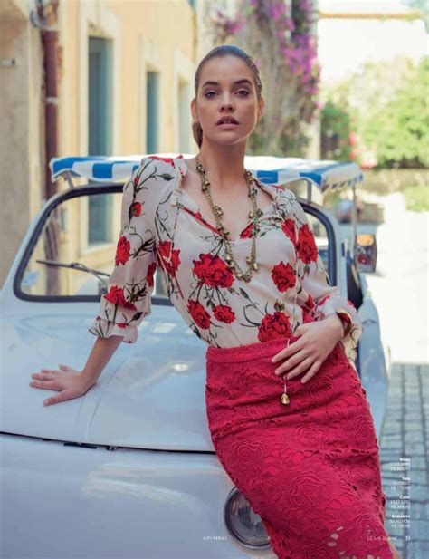 Barbara Palvin Embraces Summer Style For Le Lis Blanc Magazine