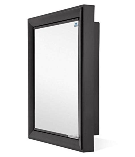 Combine practicality and design with bathroom cabinets and storage solutions from wickes. Buy Nilkamal Gem Mirror Plastic Wall Mount Cabinet (Black ...