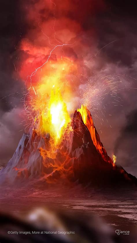 1080p Free Download Volcano Chile Eruption Fire Lava Mountain