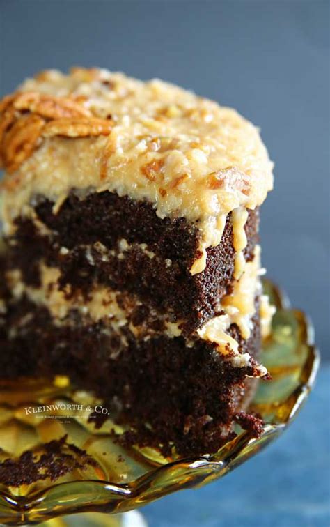 Bring the mixture to a boil. Best German Chocolate Cake - Kleinworth & Co