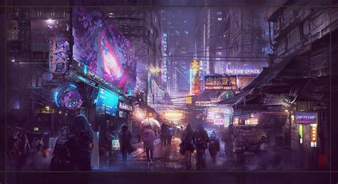 Anime Cyberpunk Wallpaper Futuristic City Rain Wallpaper Cyberpunk