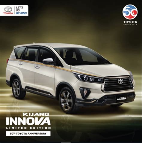 Tahun Toyota Di Indonesia Toyota Hadirkan Unit Kijang Innova Limited Edition Sebagai