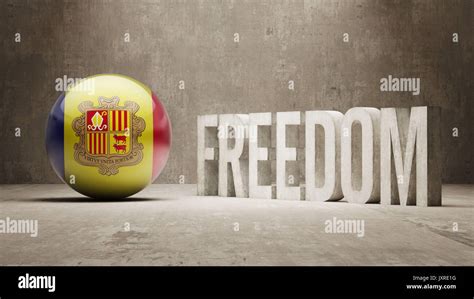 Andorra High Resolution Freedom Concept Stock Photo Alamy