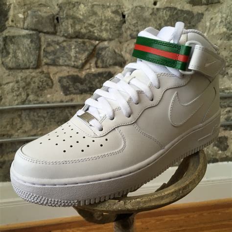 Nike men's air force 1 '07 an20 basketball shoe. Custom Gucci Air Force Ones