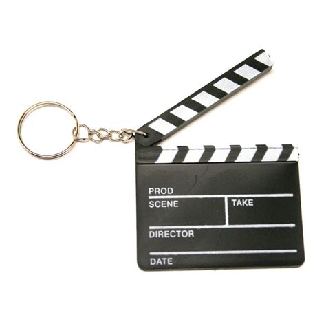 Hollywood Clapboard Keychains Package Of 12 Hollywood Party Theme
