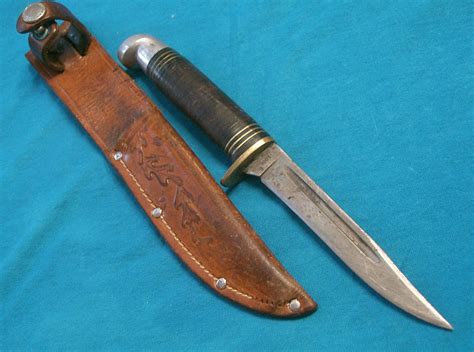 Antique Camillus 1007 Hunting Skinner Bowie Knife Old Antique Price