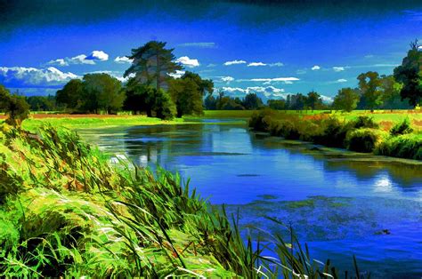 River Meadow Photograph By Ron Harpham Fine Art America