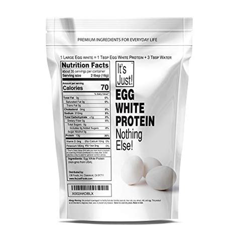 Its Just Egg White Protein Powder Dried Egg Whites Protein