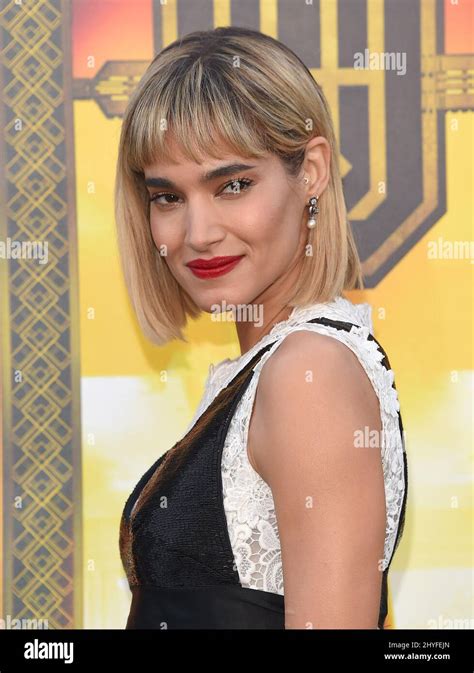 Sofia Boutella At The Hotel Artemis Los Angeles Premiere Held At The