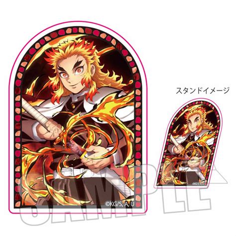 Kimetsu No Yaiba Standee Acrylic Badge Rengoku Kyojuro C Animate