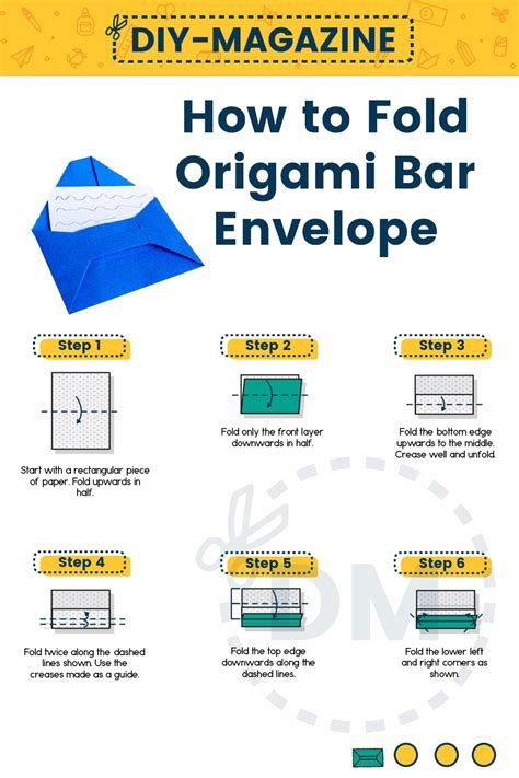How To Fold Origami Bar Envelope Origami Envelope Easy Origami