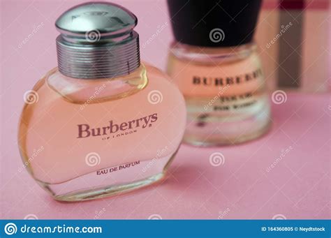Shop the fantastic selection of gorgeous home furnishings and gifts at horchow. Burberry From London Perfume In A Transparent Bottles On Pink Background Editorial Image - Image ...
