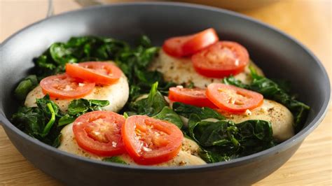 Dice your sundried tomatoes (before dicing, blot off some of the oil, but not all. Easy Chicken with Tomatoes and Spinach recipe from Betty ...